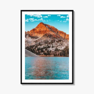 Idaho kleurrijke poster print nr. 1, Idaho foto muurkunst, Idaho muur decor, Idaho reizen print, Idaho stratenplan poster, stadsplattegrond
