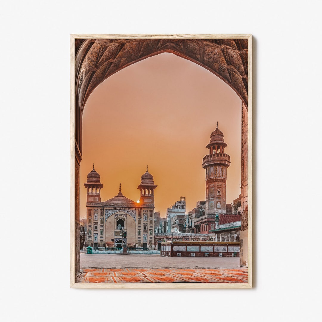Lahore Colorful Poster Print, Lahore Photo Wall Art, Lahore Wall Decor