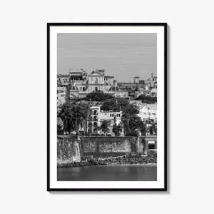 San Juan Photo Poster Print, San Juan Black and White Wall Art, San Juan Wall Photography, San Juan Travel, San Juan Map Poster