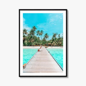 Impressão de pôster colorido das Maldivas, arte de parede com fotos das Maldivas, decoração de parede das Maldivas, impressão de viagem das Maldivas, pôster com mapa de ruas das Maldivas, mapa da cidade