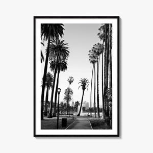 カリフォルニア写真ポスタープリントNo.2、カリフォルニア白黒アート、カリフォルニア写真、旅行、カリフォルニア地図ポスター
