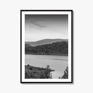 Arkansas Photo Poster Print No 3, Arkansas Black and White Art, Arkansas Wall Photography, Arkansas Travel, Arkansas Map Poster