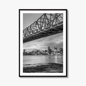 New Orleans Foto Poster Druck Nr. 2, New Orleans Schwarzweiß Kunst, New Orleans Fotografie, New Orleans Reise, Karte Poster