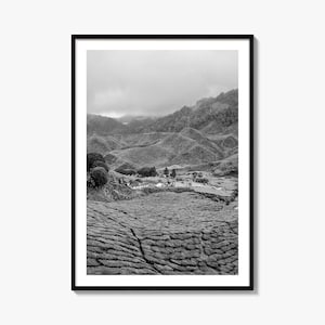 Cameroon Photo Poster Print, Cameroon Black and White Wall Art, Cameroon Wall Photography, Cameroon Travel, Cameroon Map Poster