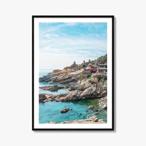 South Korea Colorful Poster Print, South Korea Photo Wall Art, South Korea Wall Decor, Travel Print, South Korea Street Map Poster, City Map