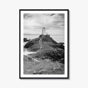 Wales Photo Poster Print, Wales Black and White Wall Art, Wales Wall Photography, Wales Travel, Wales Map Poster