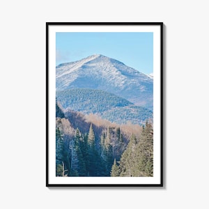 Adirondack Mountains bunter Posterdruck Nr. 1, Adirondack Mountains Fotokunst, Adirondack Decor, Reisedruck, Straßenkarte Poster, Stadtplan