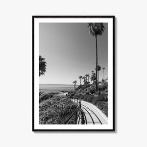 Orange County Foto Poster Druck Nr. 1, Orange County Schwarzweiß-Kunst, Orange County Wand Fotografie, Reise, Karte Poster