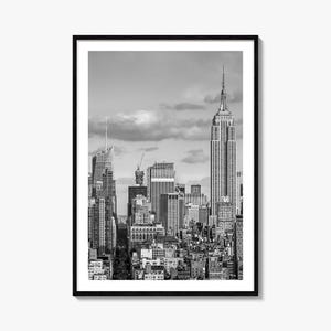 New York City Poster Fotodruck Nr. 3, New York City schwarz weiß, Kunst, Wand Fotografie, Reise, New York City Karte Poster