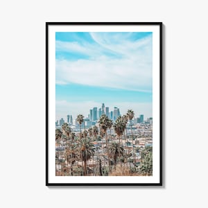 Los Angeles Colorful Poster Print No 3, Los Angeles Photo Art, Los Angeles Wall Decor, Los Angeles Travel Print, Street Map Poster, City Map