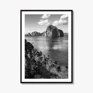 Póster fotográfico n.° 1 de Filipinas, arte en blanco y negro de Filipinas, fotografía de Filipinas, viajes a Filipinas, póster de mapa