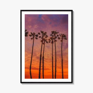 Huntington Beach Colorful Poster Print No 2, Huntington Beach Photo Art, Huntington Beach Decor, Travel Print, Street Map Poster, City Map
