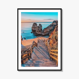 Algarve Colorful Poster Print, Algarve Photo Wall Art, Algarve Wall Decor, Algarve Travel Print, Algarve Street Map Poster, City Map