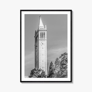 Berkeley Photo Poster Print No 3, Berkeley Schwarzweiß Wandkunst, Berkeley Fotografie, Berkeley Reise, Berkeley Karte Poster