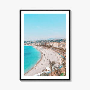 Nice Colorful Poster Print No 1, Nice Photo Wall Art, Nice Wall Decor, Nice Travel Print, Nice Street Map Poster, City Map
