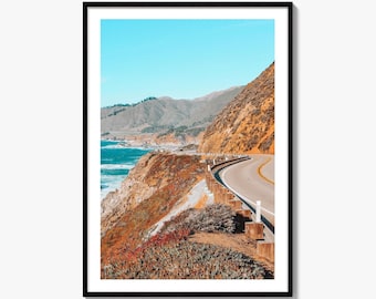 Big Sur California Fine Art Photo Print, PCH, Highway 1, Wall Poster, Pacific Coast