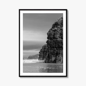 Irland Foto Poster Druck No 1, Irland Schwarz Weiß Wand Kunst, Irland Wand Fotografie, Irland Reise, Irland Karte Poster