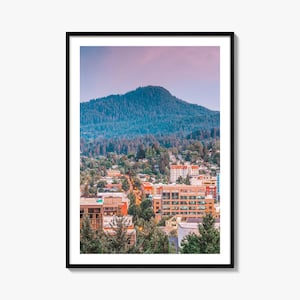 Eugene Colorful Poster Print No 2, Eugene Photo Wall Art, Eugene Wall Decor, Eugene Travel Print, Eugene Street Map Poster, City Map
