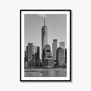 Poster fotografico di Manhattan, stampa n. 2, arte in bianco e nero di Manhattan, fotografia di Manhattan, viaggio a Manhattan, poster con mappa di Manhattan