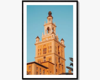Impresión fotográfica de bellas artes de Coral Gables, Hotel Biltmore, Miami, Florida, EE. UU., Póster fotográfico