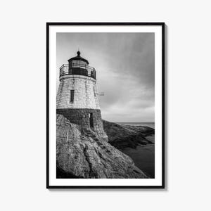 Rhode Island Photo Poster No 2, Rhode Island Schwarzweiß Kunst, Rhode Island Photography, Rhode Island Travel, Karte Poster