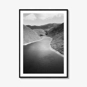 Nordirland Foto Poster Druck, Nordirland Schwarz Weiß Wand Kunst, Nordirland Fotografie, Reise, Karte Poster