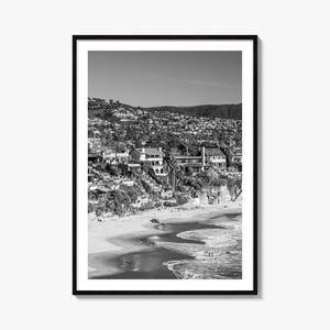 Orange County Photo Poster Print No 2, Orange County Black and White Art, Orange County Wall Photography, Travel, Map Poster