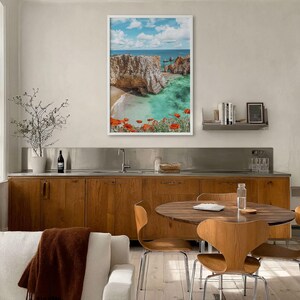 Algarve Portugal Fine Art Photo Print, Beach Cliff Coastline, Turquoise Water Wall Decor image 13