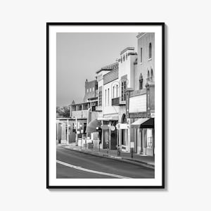Santa Fe Photo Poster Print, Santa Fe Black and White Wall Art, Santa Fe Wall Photography, Santa Fe Travel, Santa Fe Map Poster