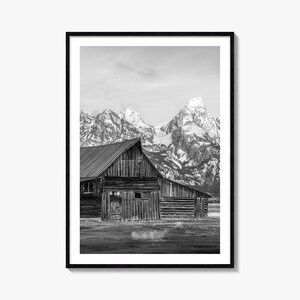 Wyoming Photo Poster Print, Wyoming Black and White Wall Art, Wyoming Wall Photography, Wyoming Travel, Wyoming Map Poster