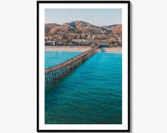 Ventura Skyline Fine Art Photo Print, San Buenaventura, California, USA, State Beach, Wall Poster