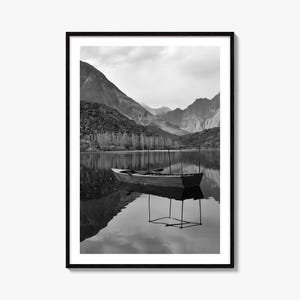 Pakistan Foto Poster Druck, Pakistan Schwarz Weiß Wandkunst, Pakistan Wand Fotografie, Pakistan Reise, Pakistan Karte Poster