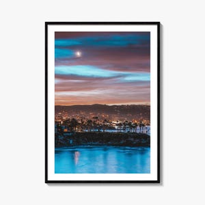 Orange County Colorful Poster Print No 2, Orange County Photo Art, Orange County Decor, Travel Print, Orange County Street Map Poster