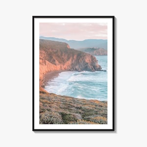 San Mateo Fine Art Photo Print, Teufelsrutsche, Pazifikküste Bay Region, Kalifornien