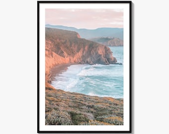 San Mateo Fine Art Photo Print, Devil's Slide, Pacific Coast California, Bay Area