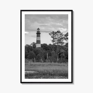 Chincoteague Foto Poster Druck, Chincoteague Schwarz Weiß Wandkunst, Chincoteague Wand Fotografie, Reise, Karte Poster