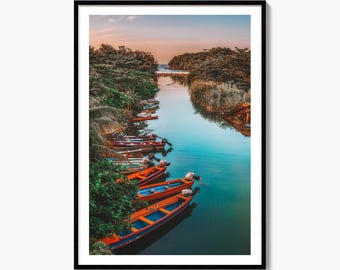 Jamaicansk konstfototryck, White River, Ocho Rios-poster