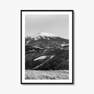 Flagstaff Photo Poster Print, Flagstaff Black and White Art, Flagstaff Wall Photography, Flagstaff Travel, Flagstaff Map Poster