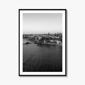 Newport Beach Foto Poster Druck Nr. 1, Newport Beach Schwarzweiß Kunst, Newport Beach Wall Wall Fotografie, Reise, Karte Poster