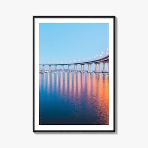 San Diego Colorful Poster Print No 2, San Diego Photo Art, San Diego Decor, San Diego Travel Print, San Diego Street Map Poster, City Map