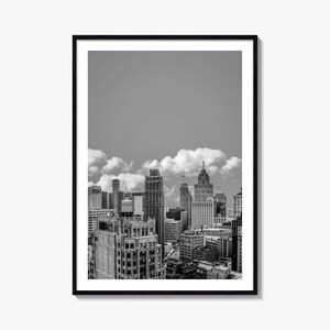 Detroit Foto Poster Druck Nr. 2, Detroit Schwarz-Weiß-Wand-Kunst, Detroit Wand Fotografie, Detroit Reise, Detroit Karte Poster