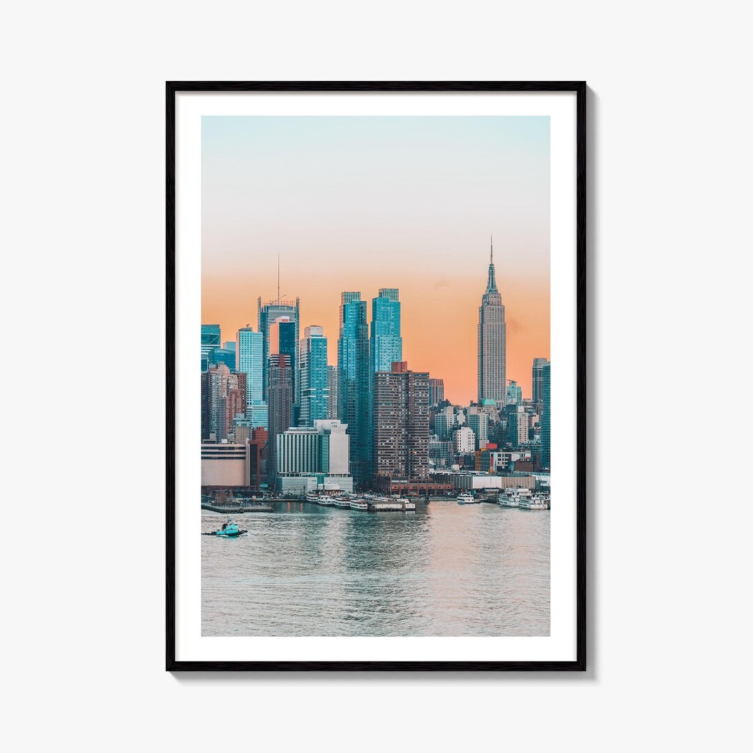New York City Skyline Fine Art Photo Print, Manhattan, NYC, Hudson ...