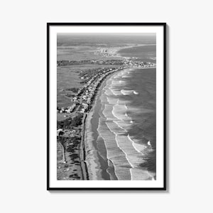 Ogunquit Foto Poster Druck, Ogunquit Schwarzweiß Wandkunst, Ogunquit Wand Fotografie, Ogunquit Reise, Ogunquit Karte Poster