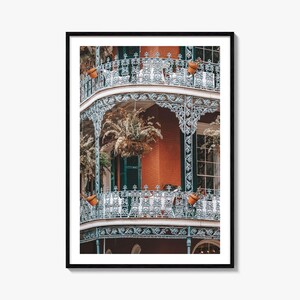 New Orleans bunter Posterdruck Nr. 3, New Orleans Fotokunst, New Orleans Wanddekor, Reisedruck, New Orleans Straßenkarte Poster, Stadtplan