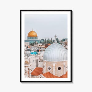 Impressão de pôster colorido da Palestina, arte de parede com foto da Palestina, decoração da Palestina, impressão de viagem da Palestina, pôster de mapa de ruas da Palestina, mapa da cidade