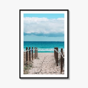 Delray Beach Fine Art Photo Print, Florida Poster, USA Ocean Shore, Coastal