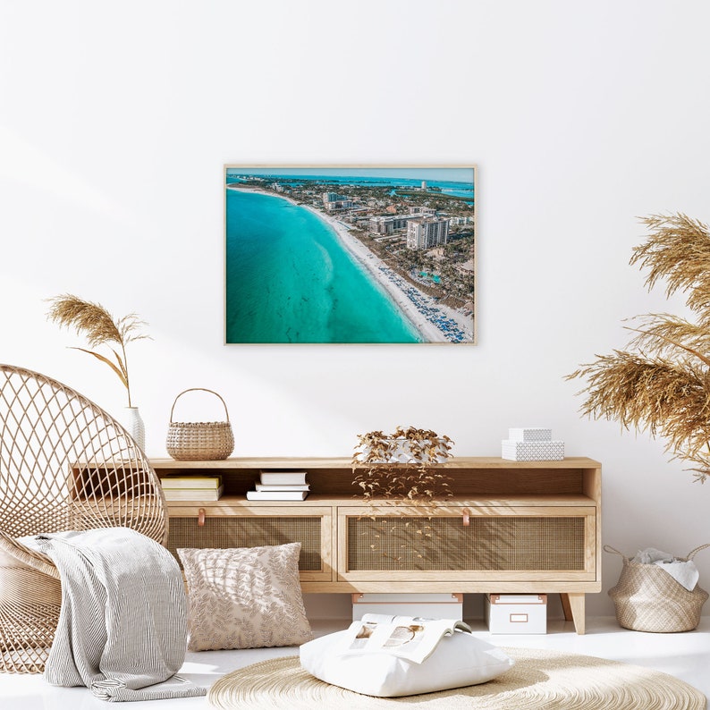 Sarasota Colorful Poster Print Horizontal Sarasota Photo Wall Etsy