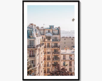 Impresión fotográfica de bellas artes de París, póster de decoración de pared de Francia, Sacre Coeur de Montmartre