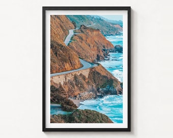 Big Sur California Fine Art Photo Print, Pacific Coast Highway Poster
