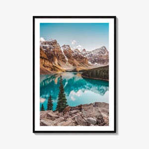 Moraine Lake Fine Art Photo Print, Banff National Park, Canada, Photo Poster